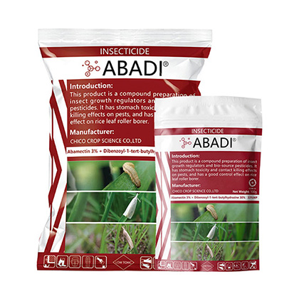 ABADI®Abamectina 3% + Dibenzoyl-1-tert-butylhydrazine 30% 33% WP Insecticida