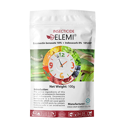 ELEMI®10% de benzoato de emamectina + 8% de indoxacarb 18% insecticida WP