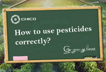¿Cómo usar los pesticidas correctamente?